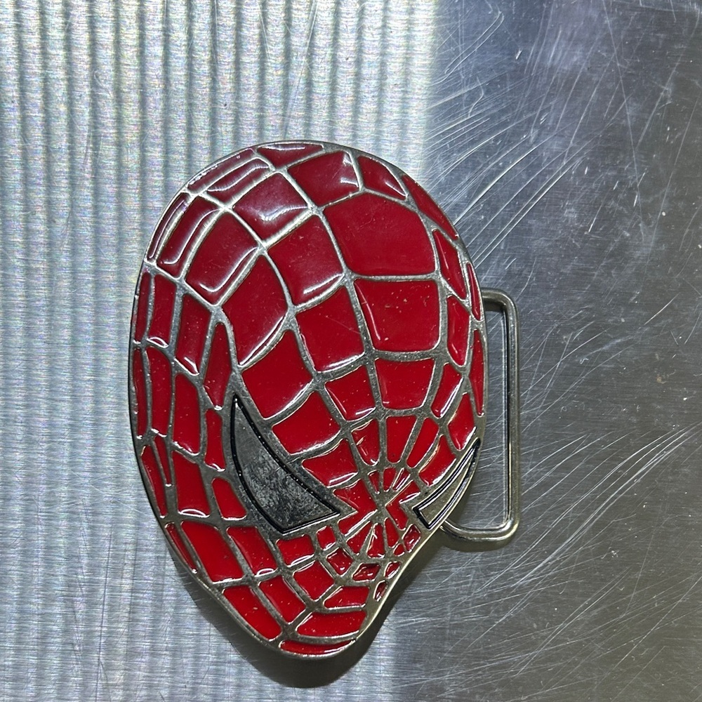 Red Spider-Man Belt Buckle